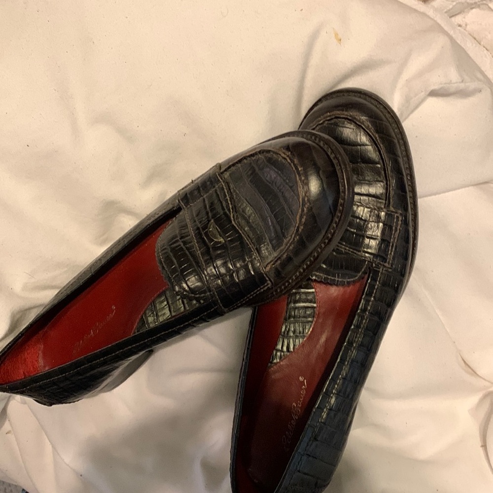 Eddie Bauer Brown Penny Loafers SIZE 7 ½